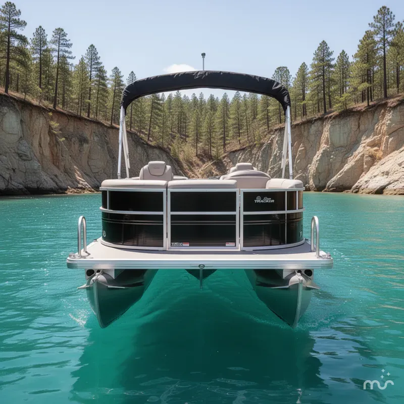 Slide: The Image of Sun Tracker Party Barge 20 DLX w/115HP Pro-XS 2026 - 1