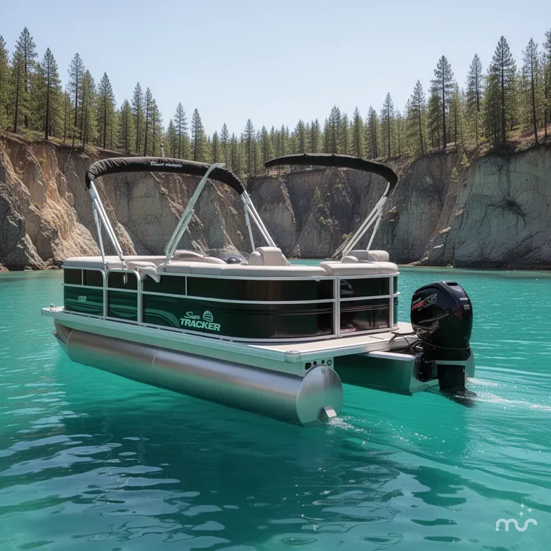 Slide: The Image of Sun Tracker Party Barge 20 DLX w/115HP Pro-XS 2026 - 3