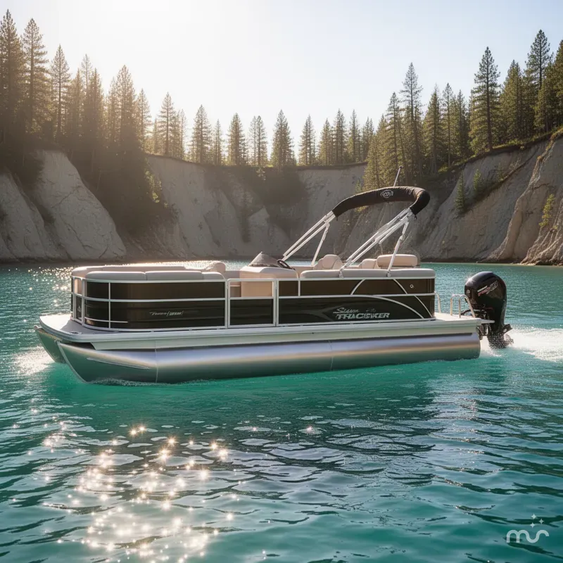 Slide: The Image of Sun Tracker Party Barge 20 DLX w/115HP Pro-XS 2026 - 4