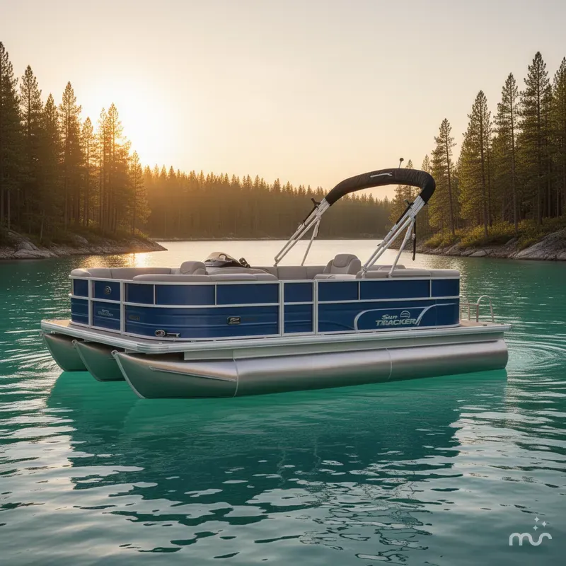 The Image of Sun Tracker Party Barge 22 DLX 2026 - 0