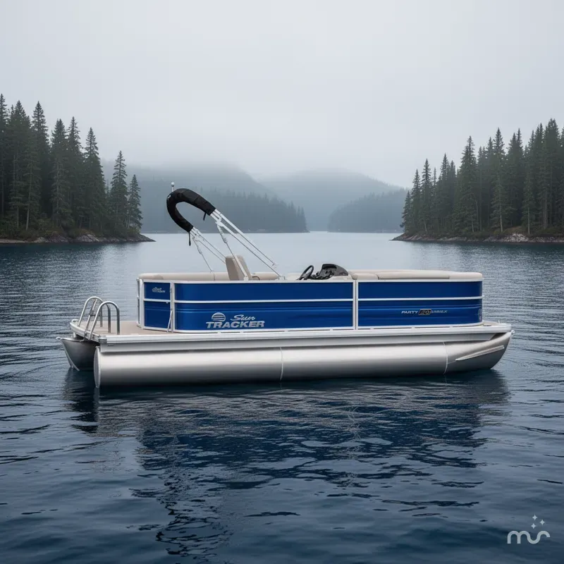Slide: The Image of Sun Tracker Party Barge 20 DLX 2026 - 2