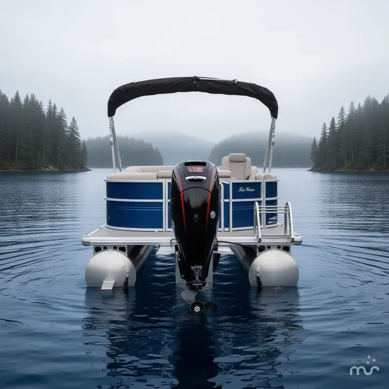 Slide: The Image of Sun Tracker Party Barge 20 DLX 2026 - 3