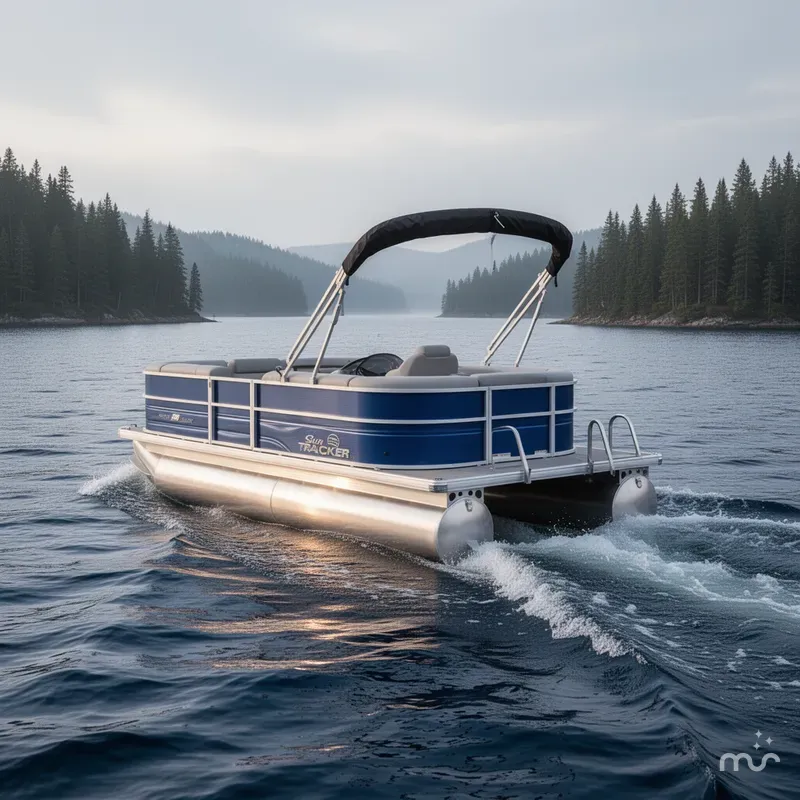 Slide: The Image of Sun Tracker Party Barge 20 DLX 2026 - 4