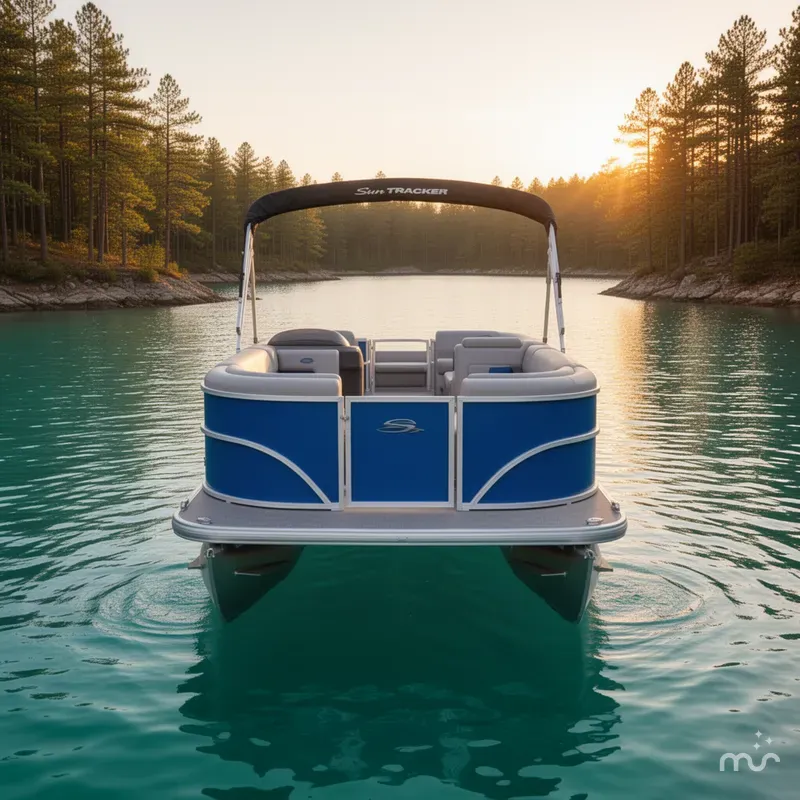 Slide: The Image of Sun Tracker Party Barge 20 DLX 2026 - 3