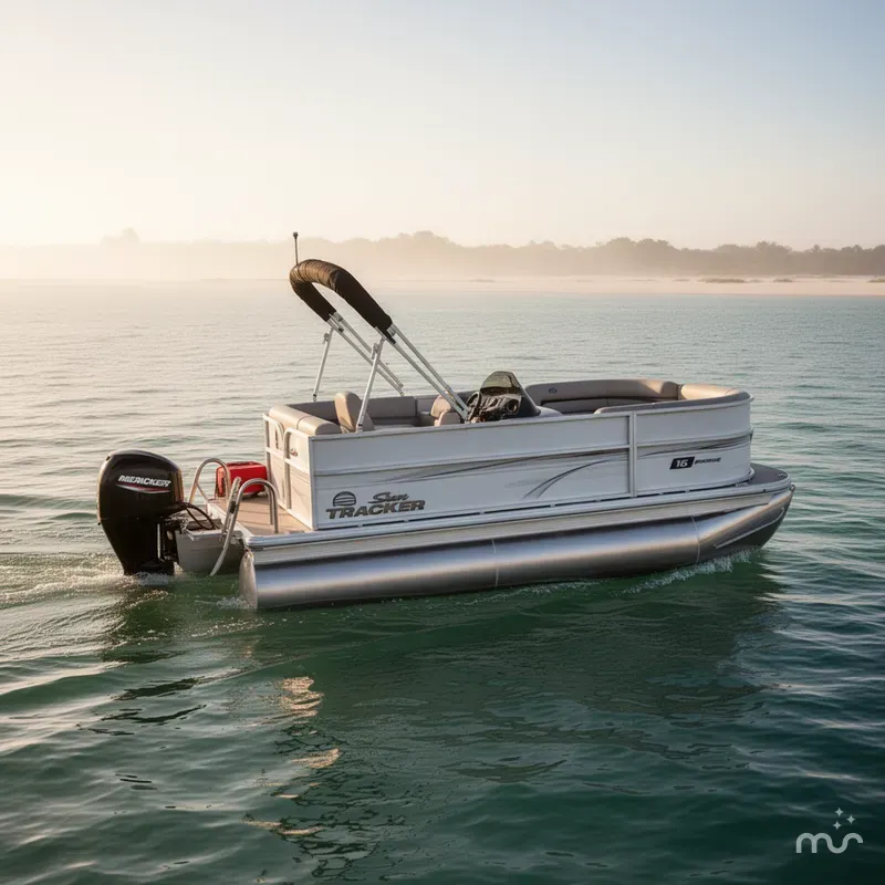 The Image of Sun Tracker Party Barge 16 DLX 2026 - 0