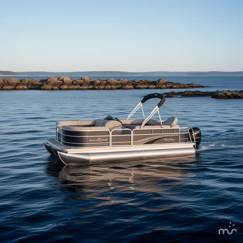 The Image of Sun Tracker Party Barge 16 DLX 2026 - 0