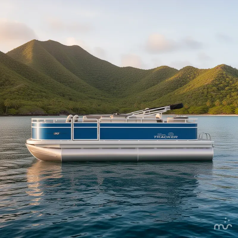 Slide: The Image of Sun Tracker Fishin' Barge 20 DLX 2026 - 2