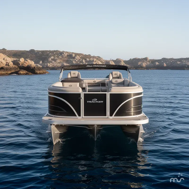 Slide: The Image of Sun Tracker Party Barge 22 RF DLX 2026 - 3