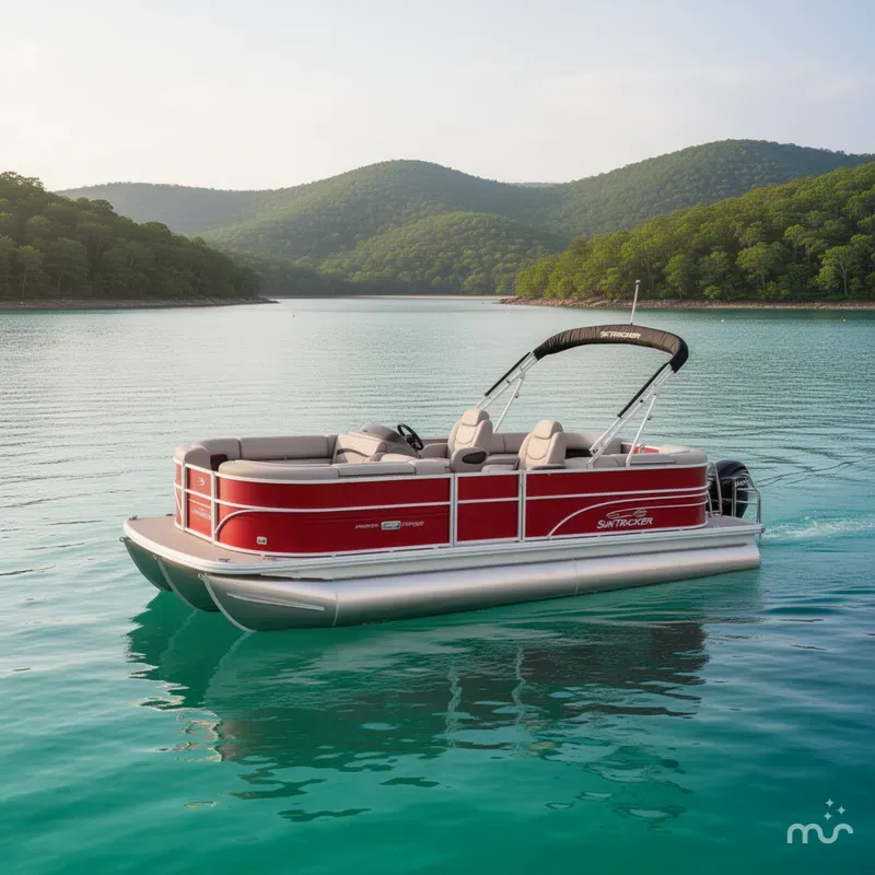 The Image of Sun Tracker Party Barge 22 DLX 2026 - 0