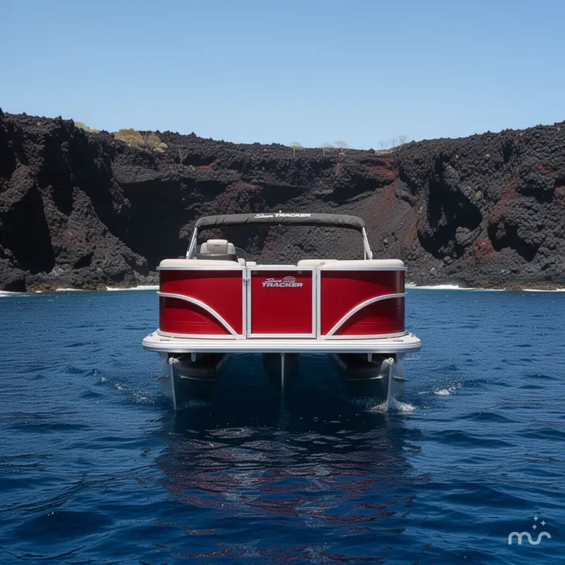 Slide: The Image of Sun Tracker Party Barge 16 DLX 2026 - 3