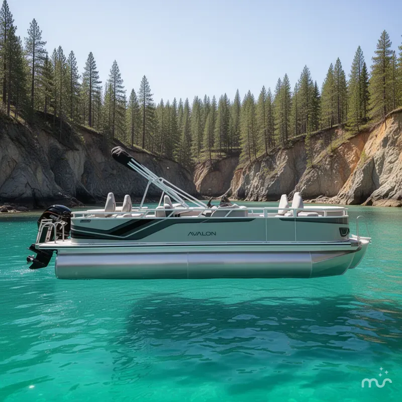 Slide: The Image of Avalon Venture 85 Rear Fish - 21' 2026 - 2