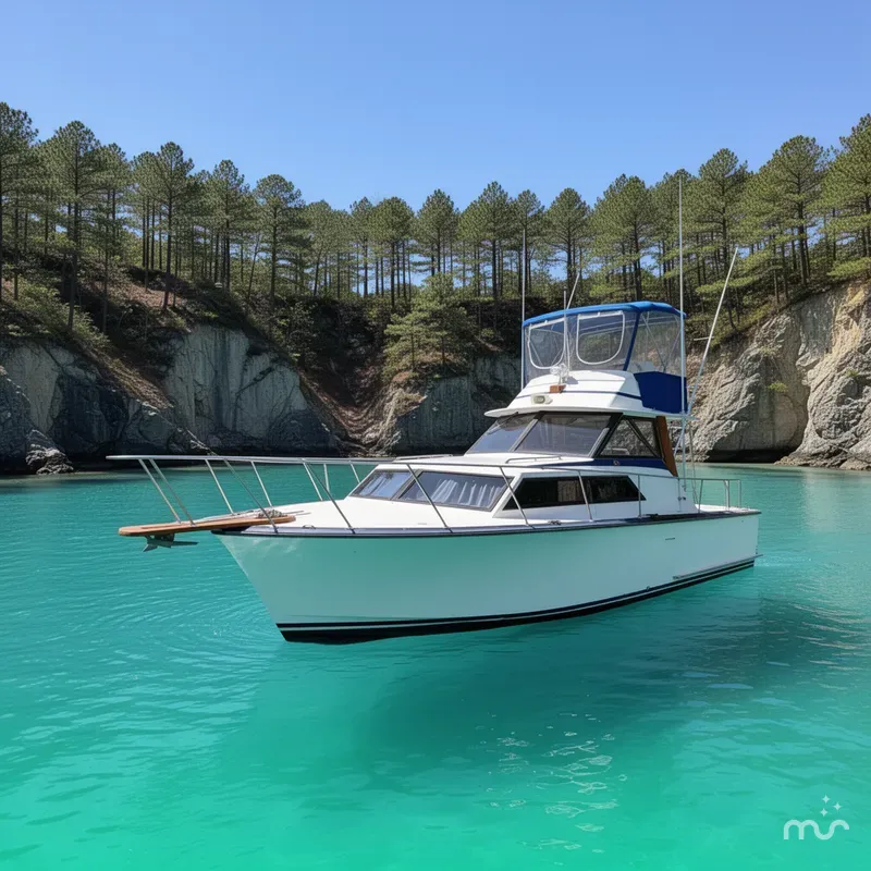 Slide: The Image of Hatteras 31 Flybridge 1968 - 2