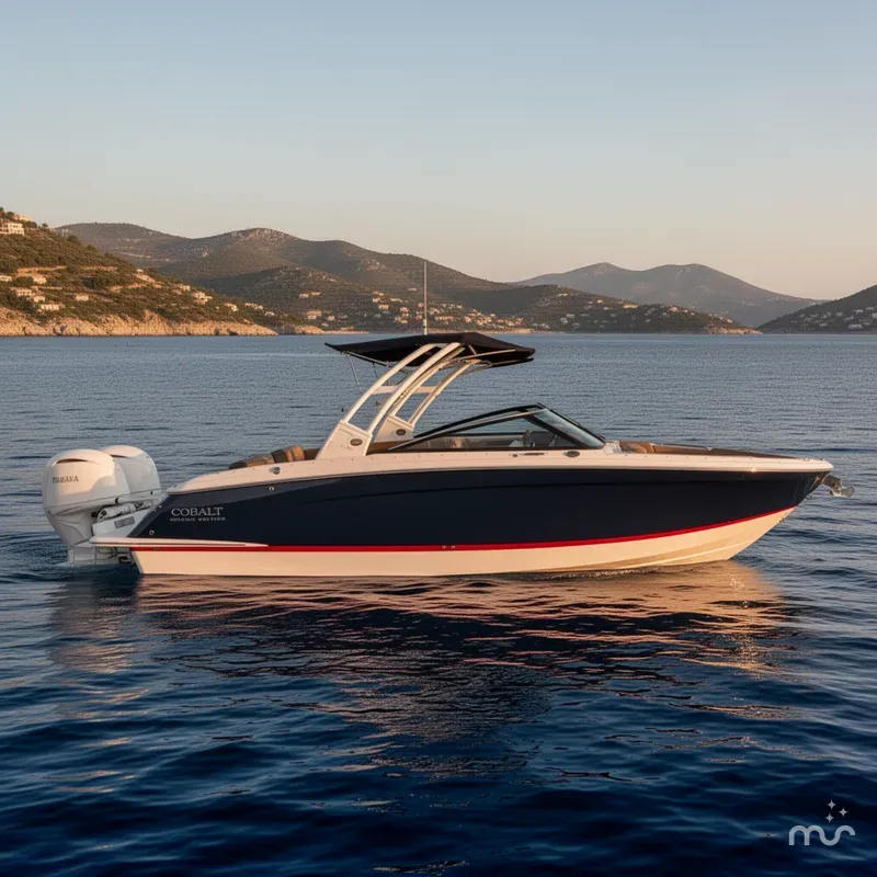 Slide: The Image of Cobalt R8 Outboard 2026 - 2