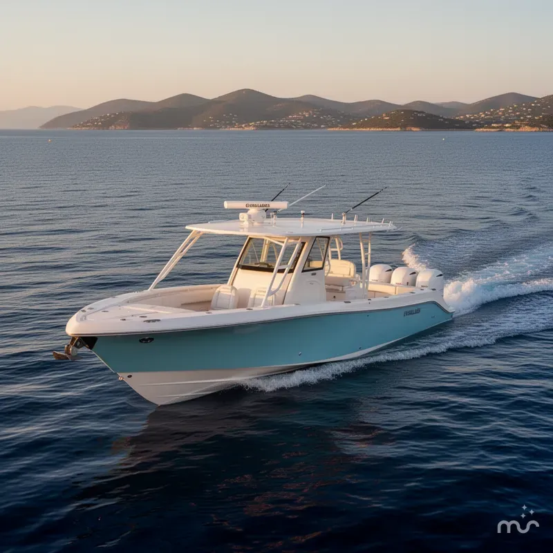 Slide: The Image of Everglades 355 Center Console 2019 - 2