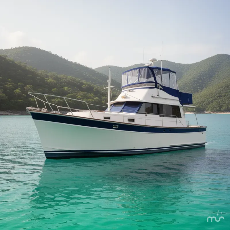 Slide: The Image of Mainship 34 Trawler 1978 - 2