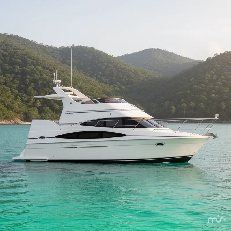 Slide: The Image of Carver Yachts 346 Motor Yacht 2002 - 2
