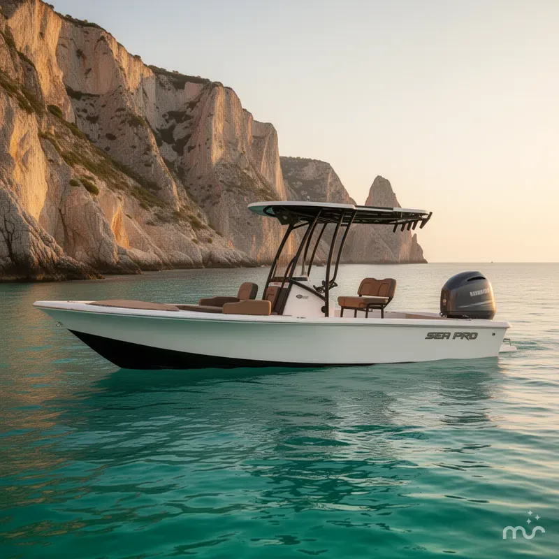 Slide: The Image of Sea Pro 210 Bay Boat 2026 - 2