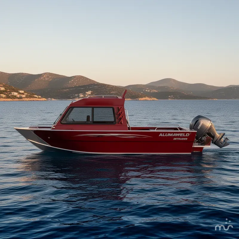 Slide: The Image of Alumaweld Intruder Outboard 22 2026 - 2