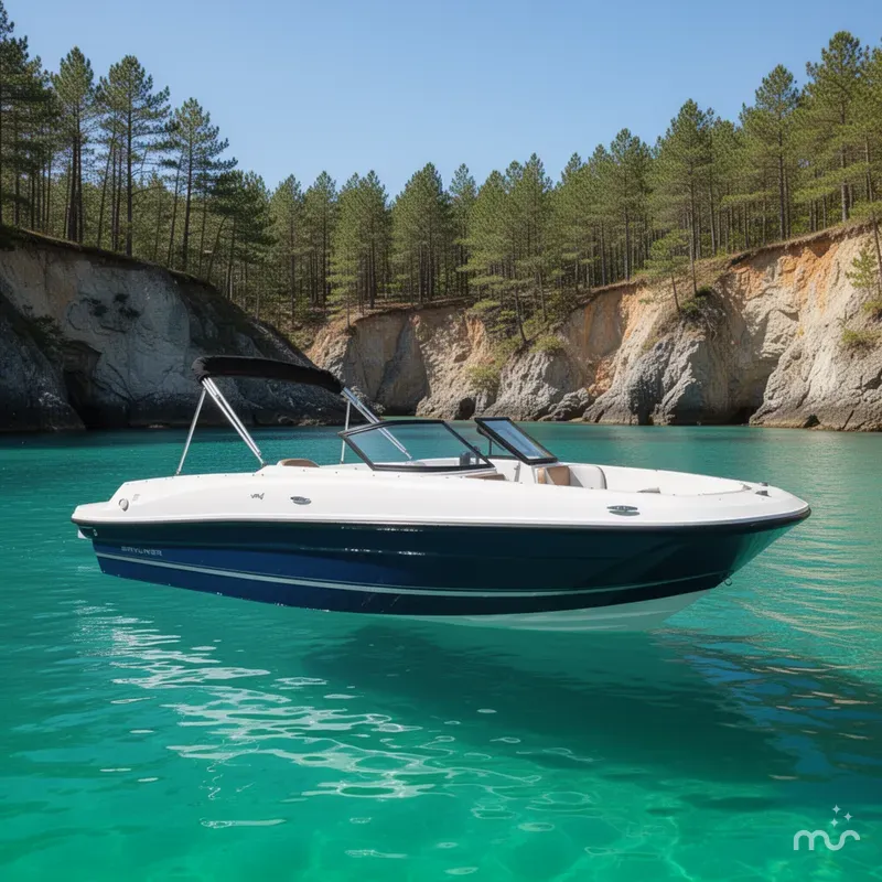 Slide: The Image of Bayliner VR4 Bowrider OB 2021 - 2