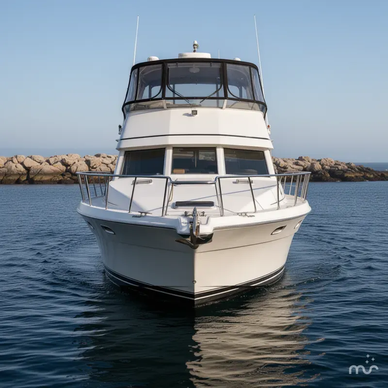 Slide: The Image of Bayliner 4087 Cockpit MY 1999 - 1
