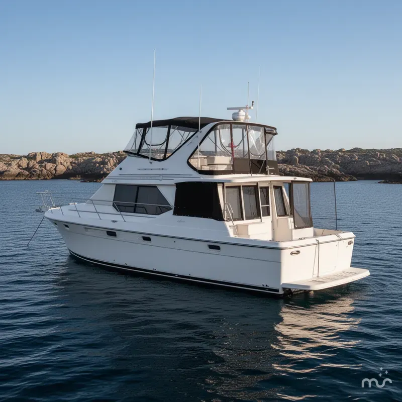 Slide: The Image of Bayliner 4087 Cockpit MY 1999 - 2