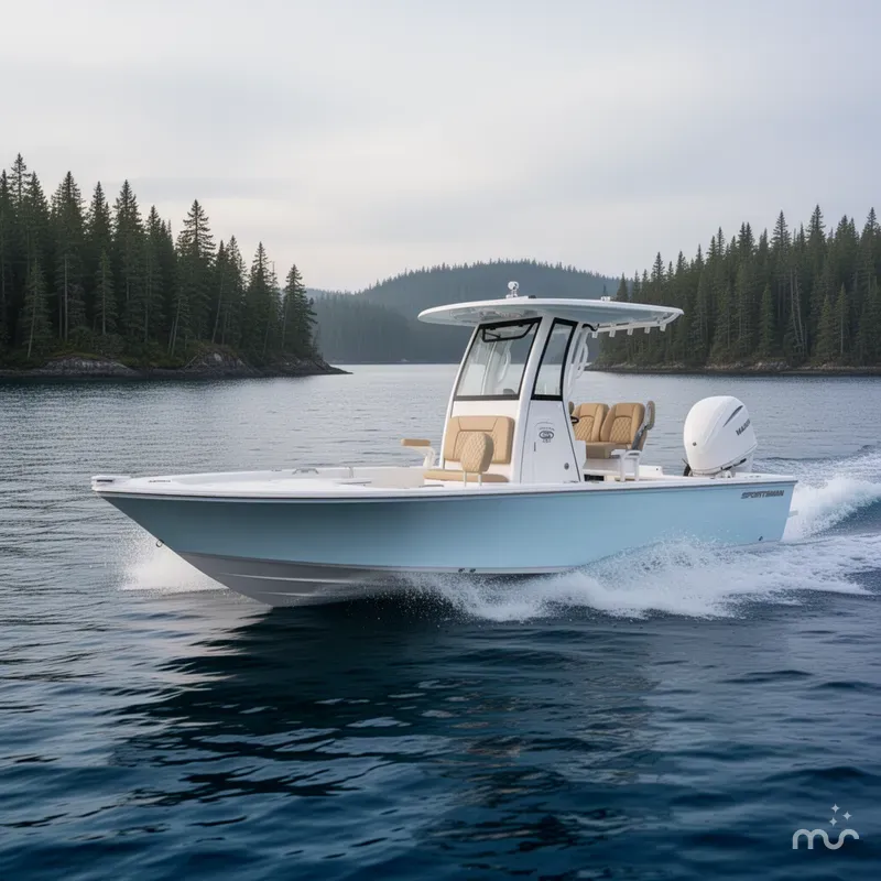 Slide: The Image of Sportsman Masters 227 Bay Boat 2026 - 2