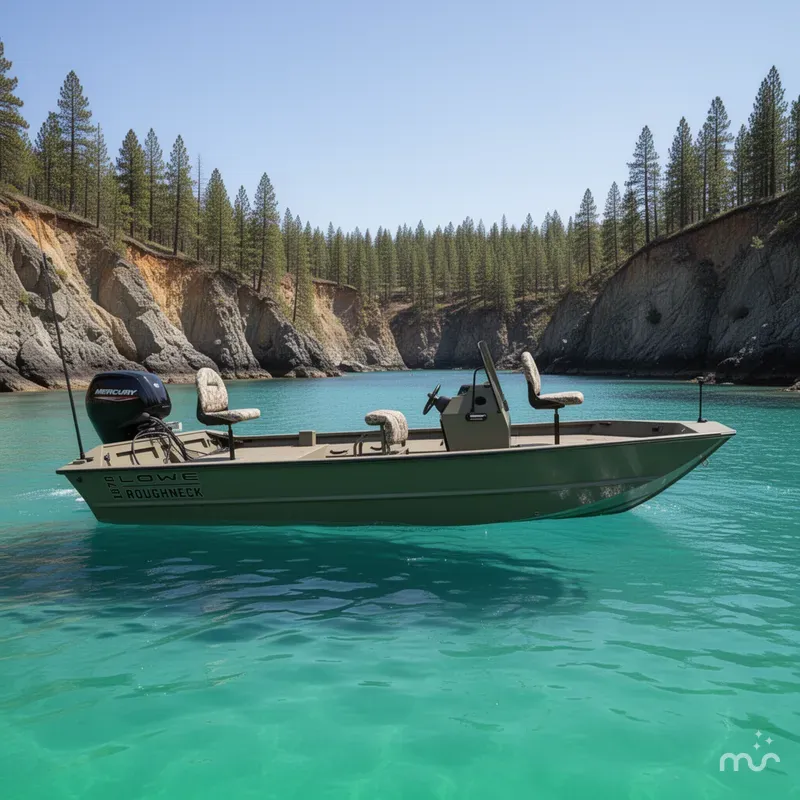 Slide: The Image of Lowe Roughneck Center Console JET 80 2026 - 2