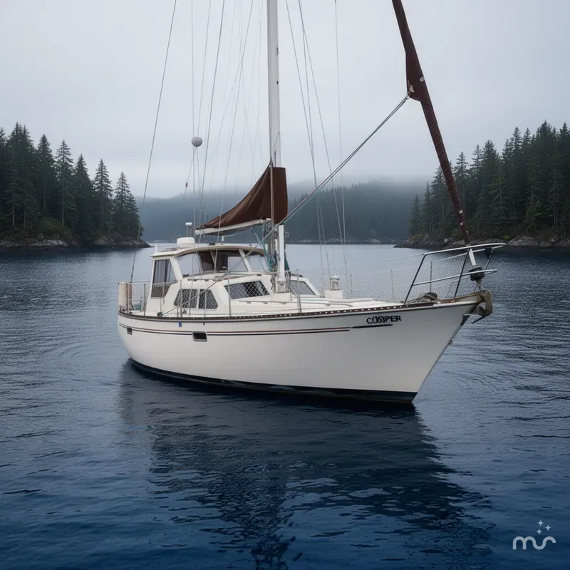 Slide: The Image of Cooper 416 Pilothouse 1980 - 2