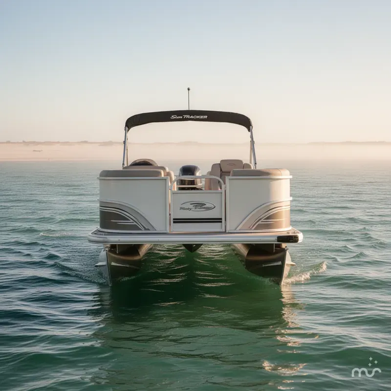 Slide: The Image of Sun Tracker Party Barge 20 DLX 2026 - 1