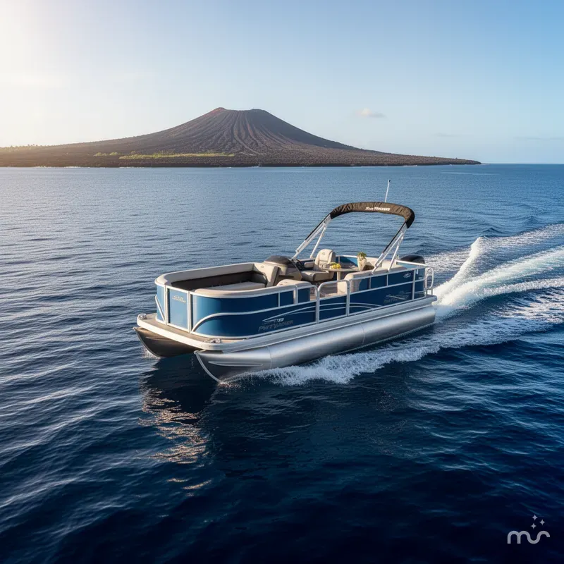 Slide: The Image of Sun Tracker Party Barge 18 DLX 2026 - 4