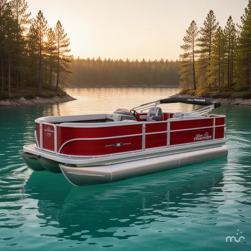 The Image of Sun Tracker Party Barge 18 DLX 2026 - 0