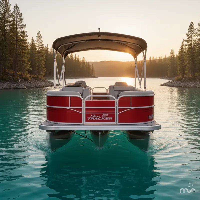 Slide: The Image of Sun Tracker Party Barge 18 DLX 2026 - 3