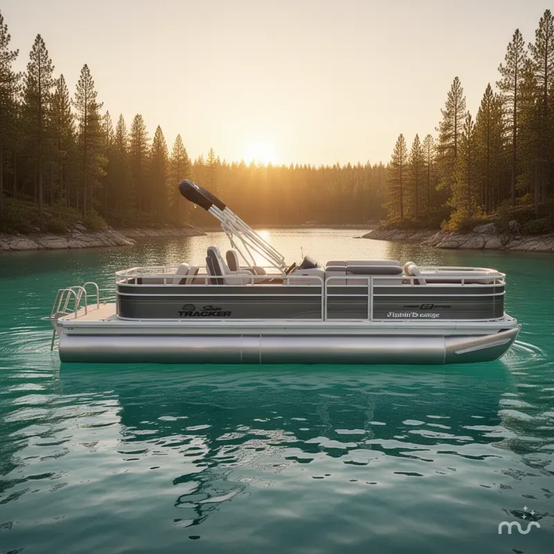 Slide: The Image of Sun Tracker Fishin' Barge 22 DLX 2026 - 2