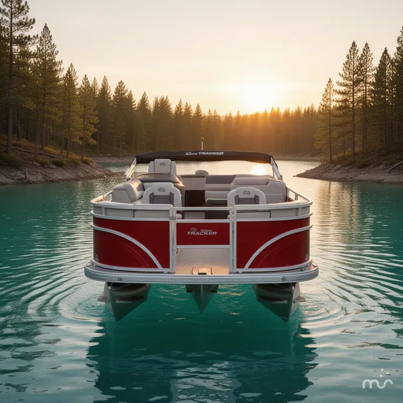 Slide: The Image of Sun Tracker Fishin' Barge 22 DLX 2026 - 3