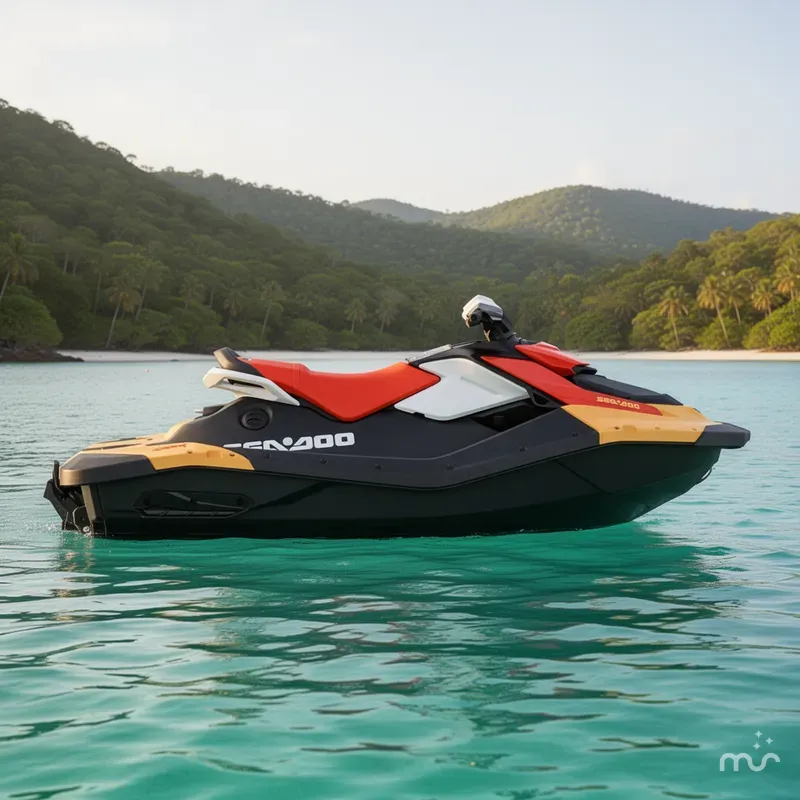 Slide: The Image of Sea-Doo Spark for 2 90 hp Convenience package with iBR 2026 - 2