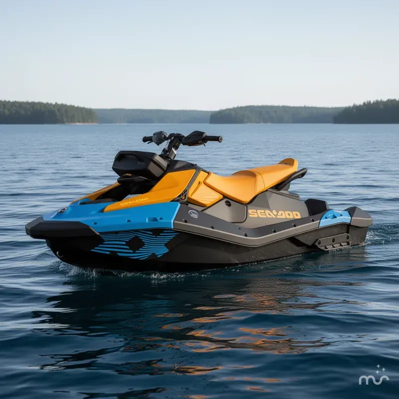 Slide: The Image of Sea-Doo Spark Trixx for 3 iBR and Audio in option 2026 - 2