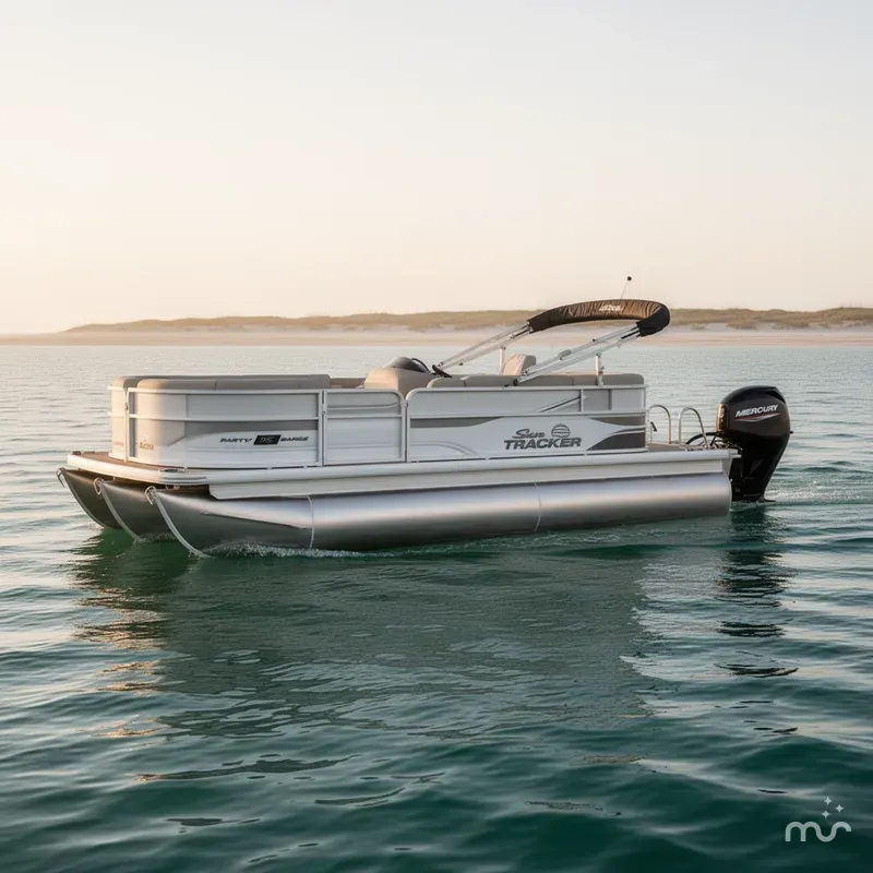The Image of Sun Tracker Party Barge 16 DLX 2026 - 0