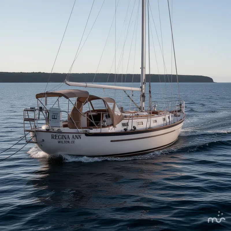 Slide: The Image of Pacific Seacraft Crealock 34 1997 - 4