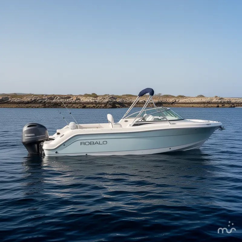 Slide: The Image of Robalo R227 Dual Console 2022 - 2