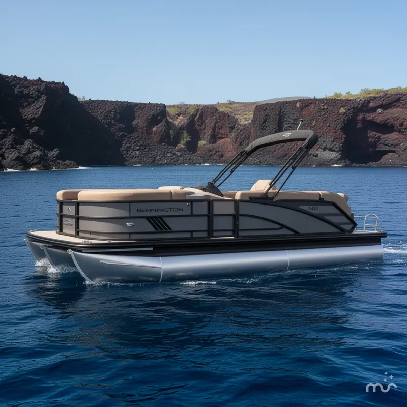 Slide: The Image of Bennington 22 ML TriToon Pontoon 2026 - 0
