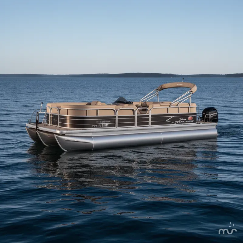 Slide: The Image of Sun Tracker Party Barge 22 DLX 2018 - 0