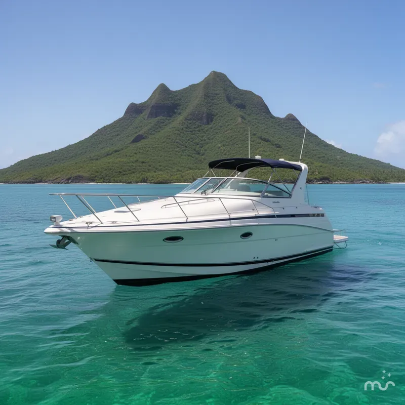 Slide: The Image of Chris-Craft 328 Express Cruiser 2000 - 2