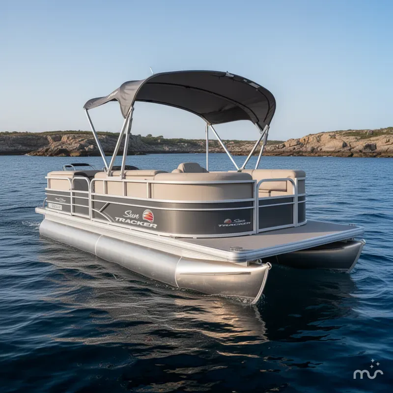 The Image of Sun Tracker Party Barge 20 DLX 2018 - 0