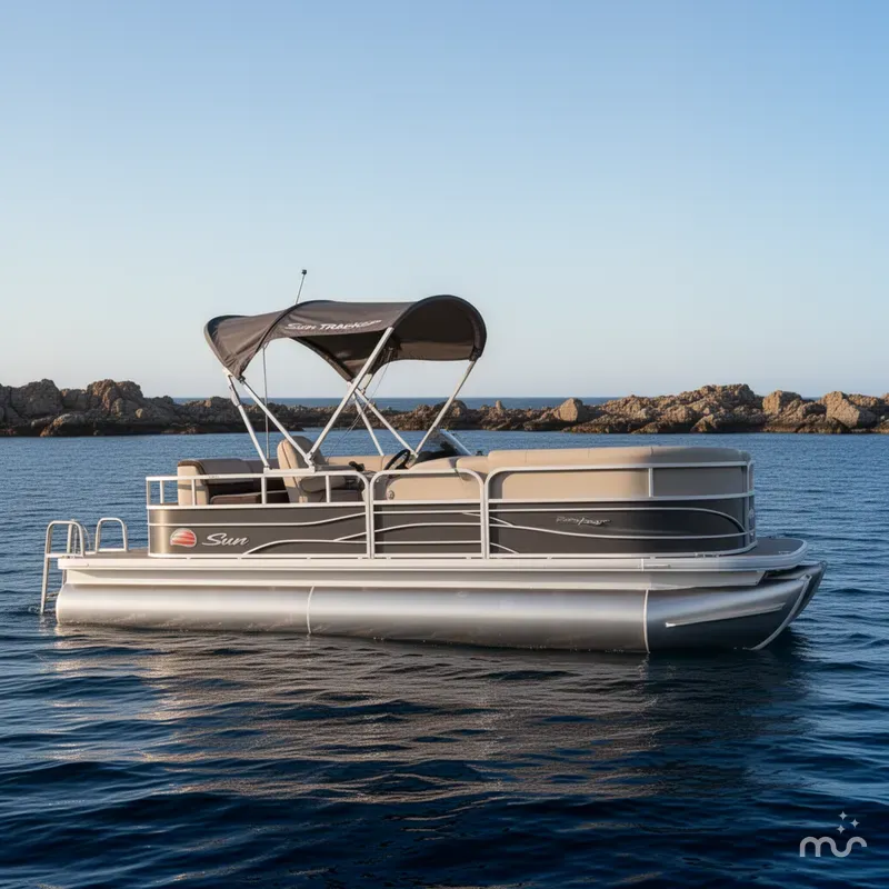 Slide: The Image of Sun Tracker Party Barge 20 DLX 2018 - 2