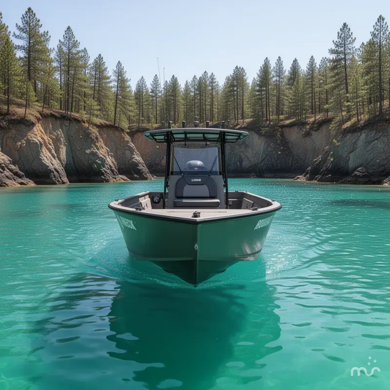 Slide: The Image of Lowe Roughneck Center Console JET 80 2026 - 1