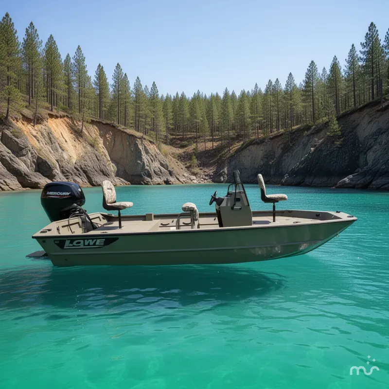 Slide: The Image of Lowe Roughneck Center Console JET 80 2026 - 2