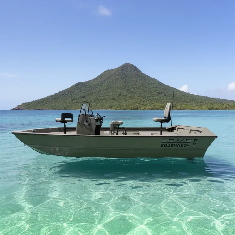 Slide: The Image of Lowe Roughneck Center Console JET 80 2026 - 2