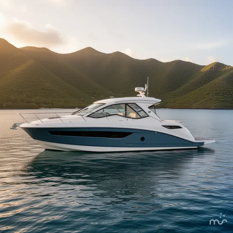 Slide: The Image of Sea Ray Sundancer 350 Coupe 2021 - 2