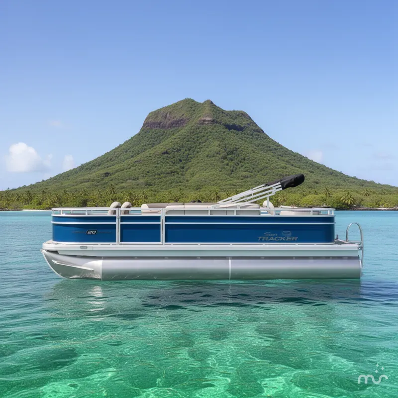 Slide: The Image of Sun Tracker Fishin' Barge 20 DLX 2026 - 2