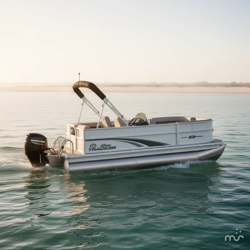 The Image of Sun Tracker Party Barge 16 DLX 2026 - 0
